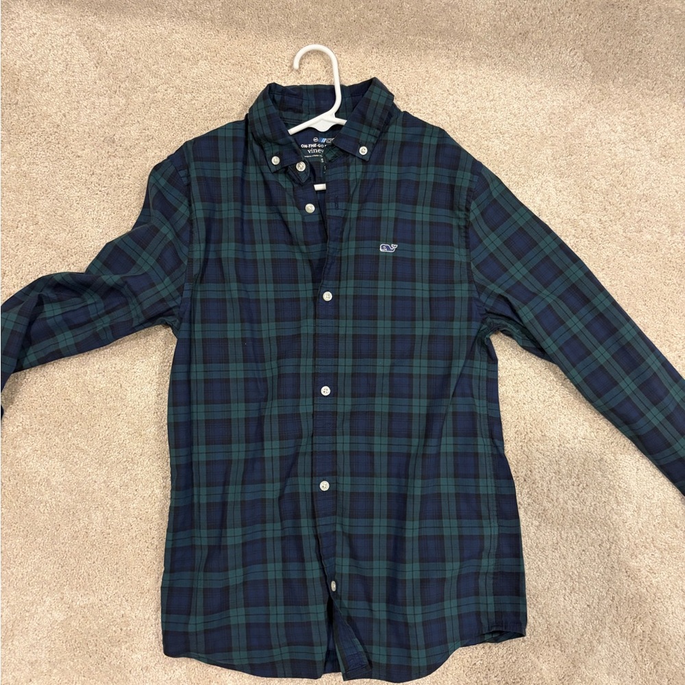 Vineyard Vines On The Go Performance Plaid Button Down Shirt